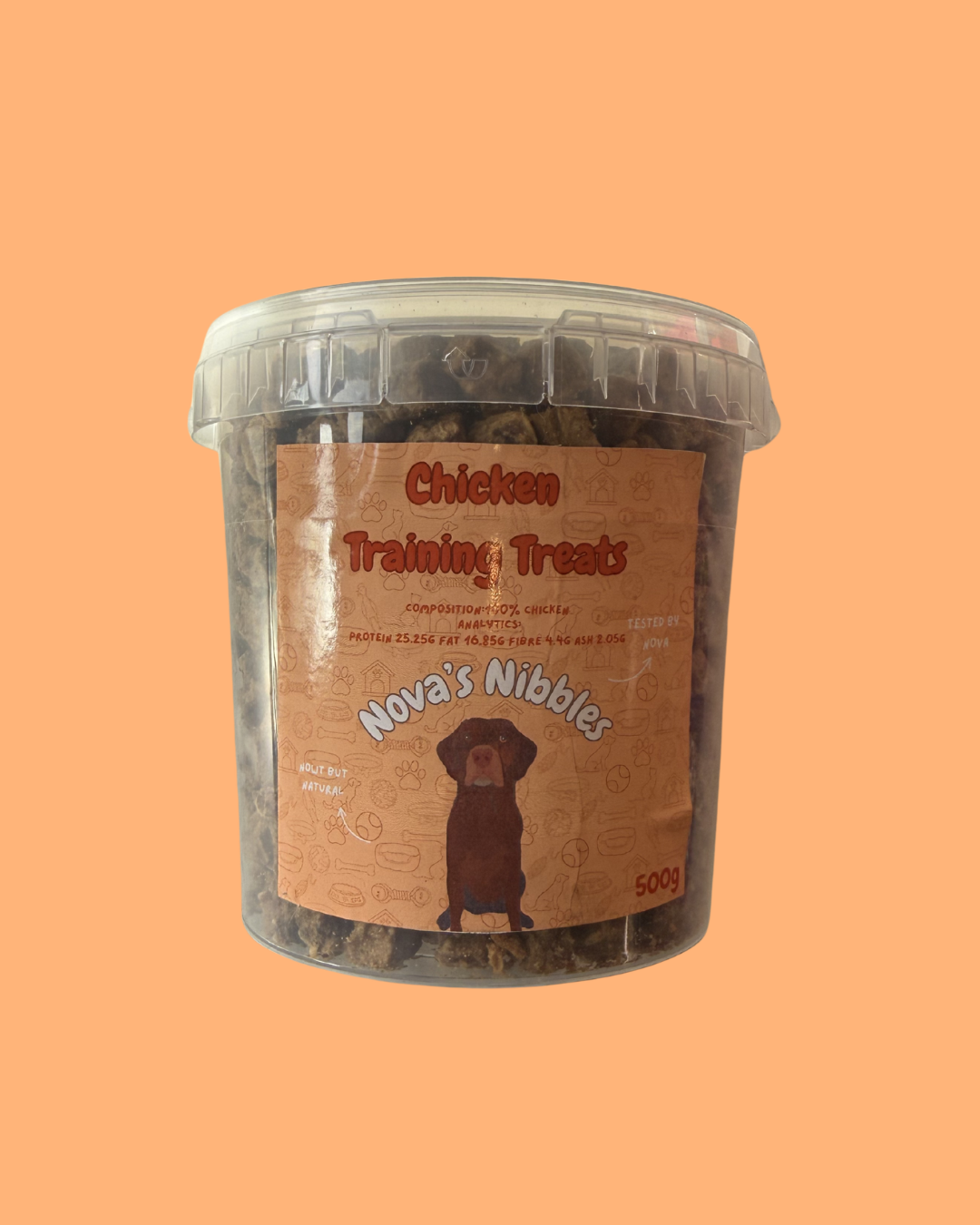 Chicken Training Treats – 500g Resealable Tub