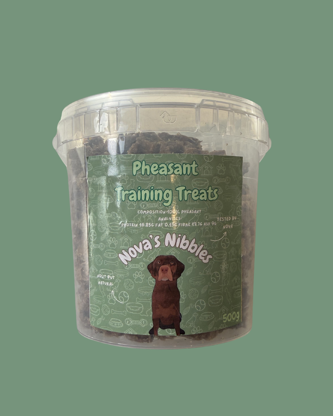Pheasant Training Treats – 500g Resealable Tub
