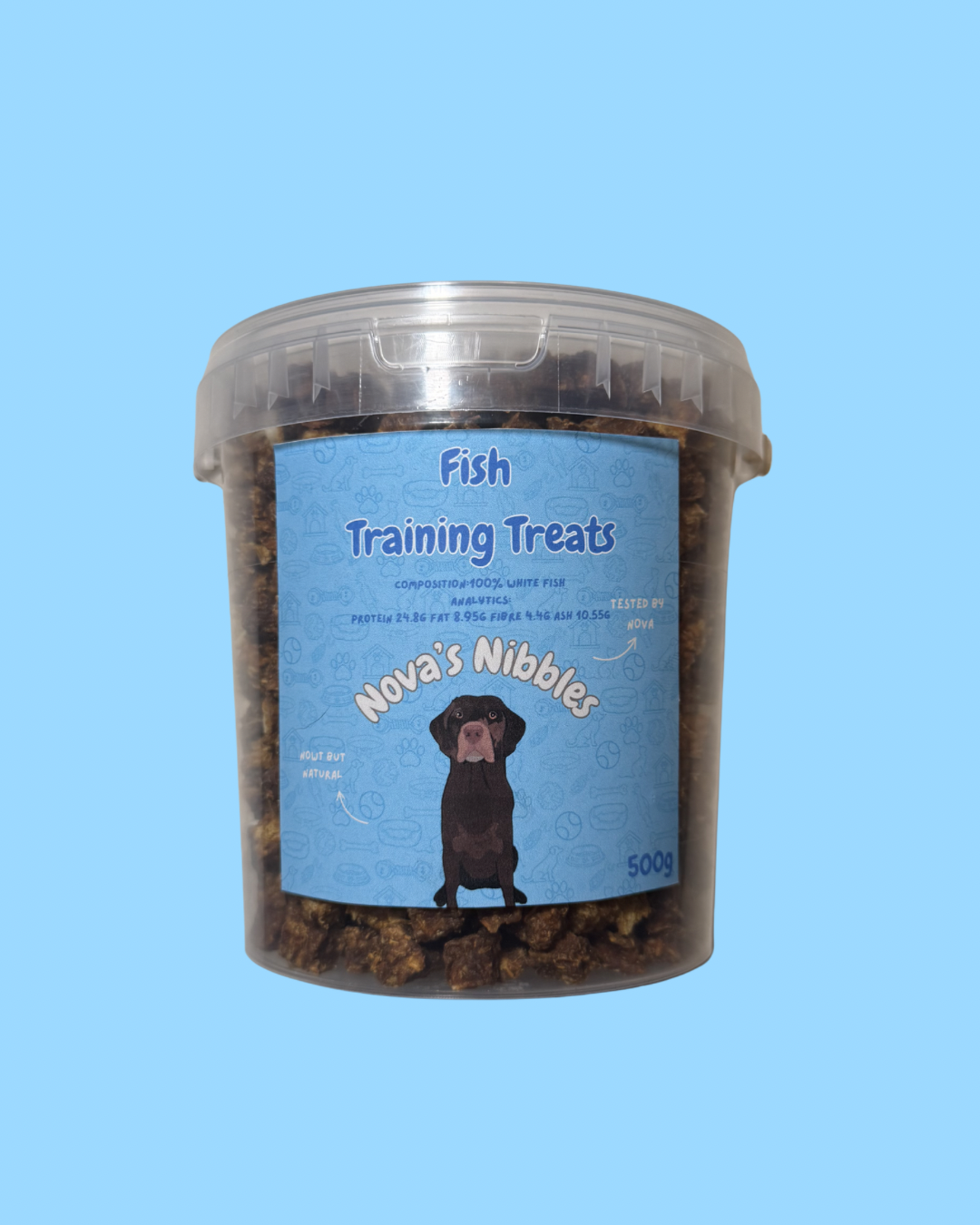Fish Training Treats – 500g Resealable Tub