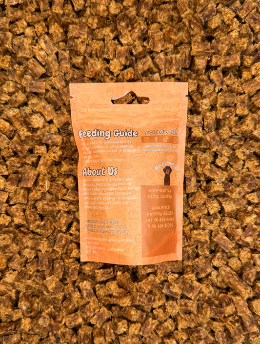 Nova's Nibbles Chicken Training Teats Back