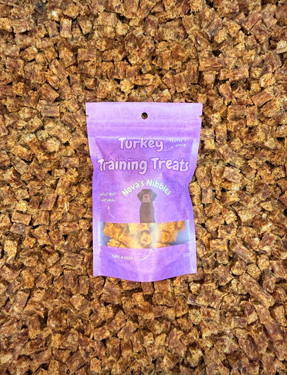Nova's Nibbles Turkey Training Treats Front