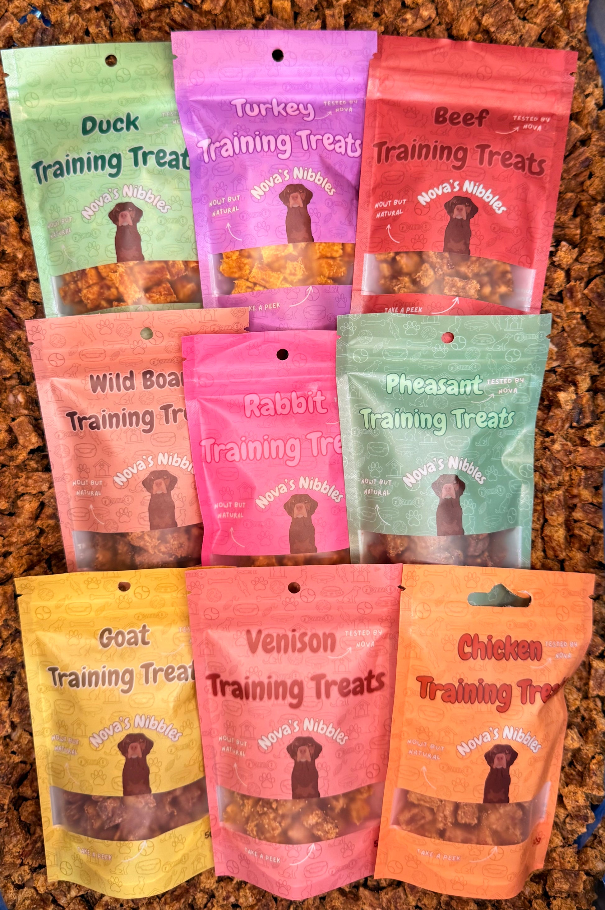 Nova's Nibbles Training Treats Bundle , Flavour Options